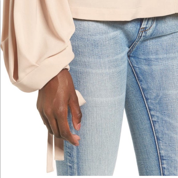 NWT J.O.A. Los Angeles Womens Long Sleeved Top in Nude Size Small - Brand New! - Picture 5 of 14